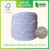 Dây giấy xoắn tròn 2 sợi màu trắng